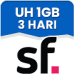 Data Unlimited Harian 1 GB Berlaku 3 Hari