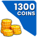 1300 Coins