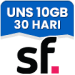 Data Unlimited Nonstop 10 GB 30 Hari