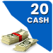 20 Cash