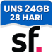 Data Unlimited Nonstop 24 GB 28 Hari
