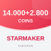 14000 + 2800 Coins
