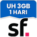 Data Unlimited Harian 3 GB Berlaku 1 Hari
