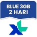 Data Blue 3 GB 2 Hari