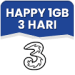 Data Happy 1 GB 3 Hari