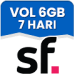 Berbasis Volume 6 GB 7 Hari