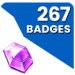 267 Badges