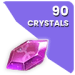 90 Crystals