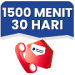 Telepon Semua Operator 1500 Menit 30 Hari