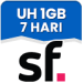 Data Unlimited Harian 1 GB Berlaku 7 Hari