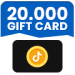 TikTok LIVE Gift Card 20000 IDR [80 Coins]