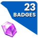 23 Badges