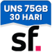 Data Unlimited Nonstop 75 GB 30 Hari