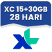 Xtra Combo 15 GB + 30 GB 28 Hari