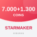 7000 + 1300 Coins