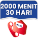 Telepon Semua Operator 2000 Menit 30 Hari