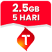 Data Mini 2.5 GB 5 Hari