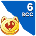 6 Big Cat Coins