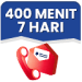 Telepon Semua Operator 400 Menit 7 Hari