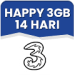 Data Happy 3 GB 14 Hari