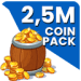 Coin Pack - 2500K (2,5 M)