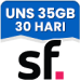 Data Unlimited Nonstop 35 GB 30 Hari