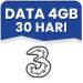 Data 4 GB 30 Hari