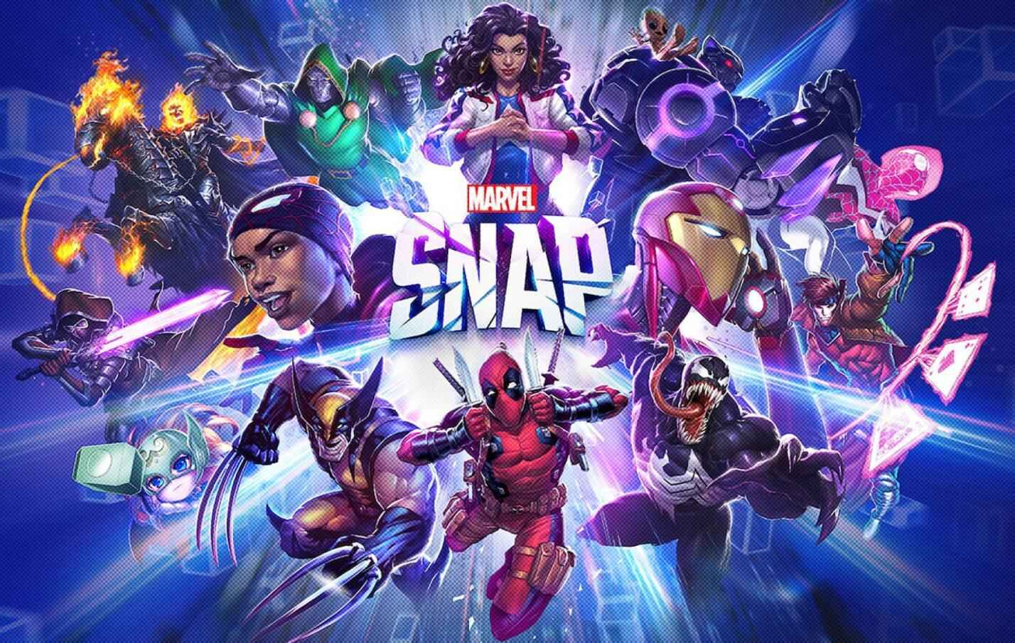 Ilustrasi kartu karakter Marvel Snap dengan visual menarik dan gameplay dinamis