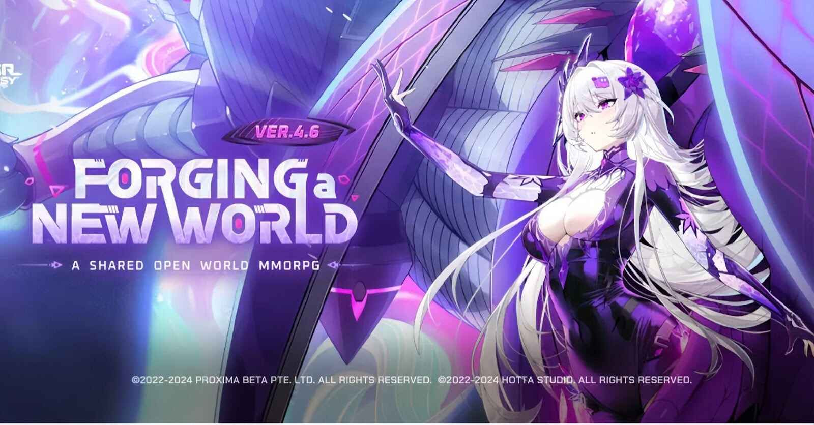 Suasana gelap dan futuristik di Tower of Fantasy: Forging a New World update 4.6