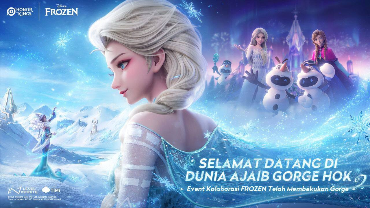 Skin Elsa dan Anna di Honor of Kings, Kolaborasi Frozen dengan HOK