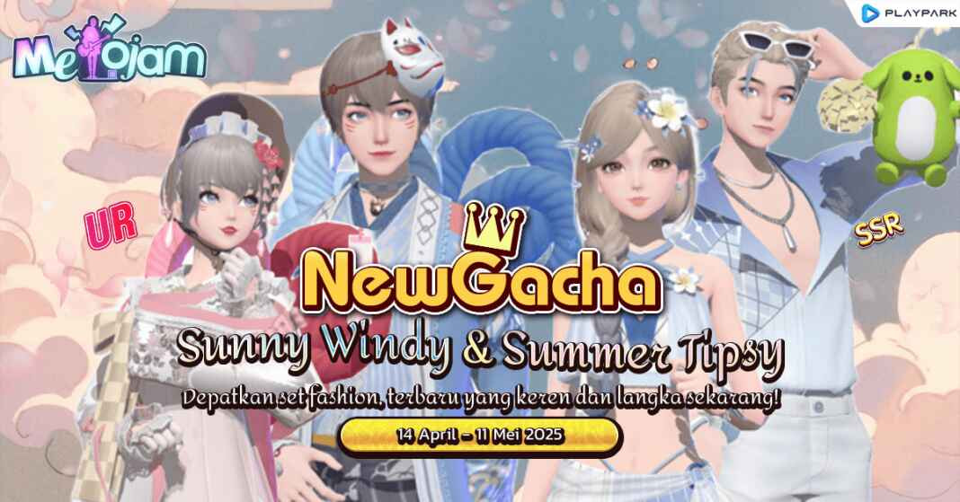 Preview kostum UR Sunny Windy dan Summer Tipsy di MeloJam