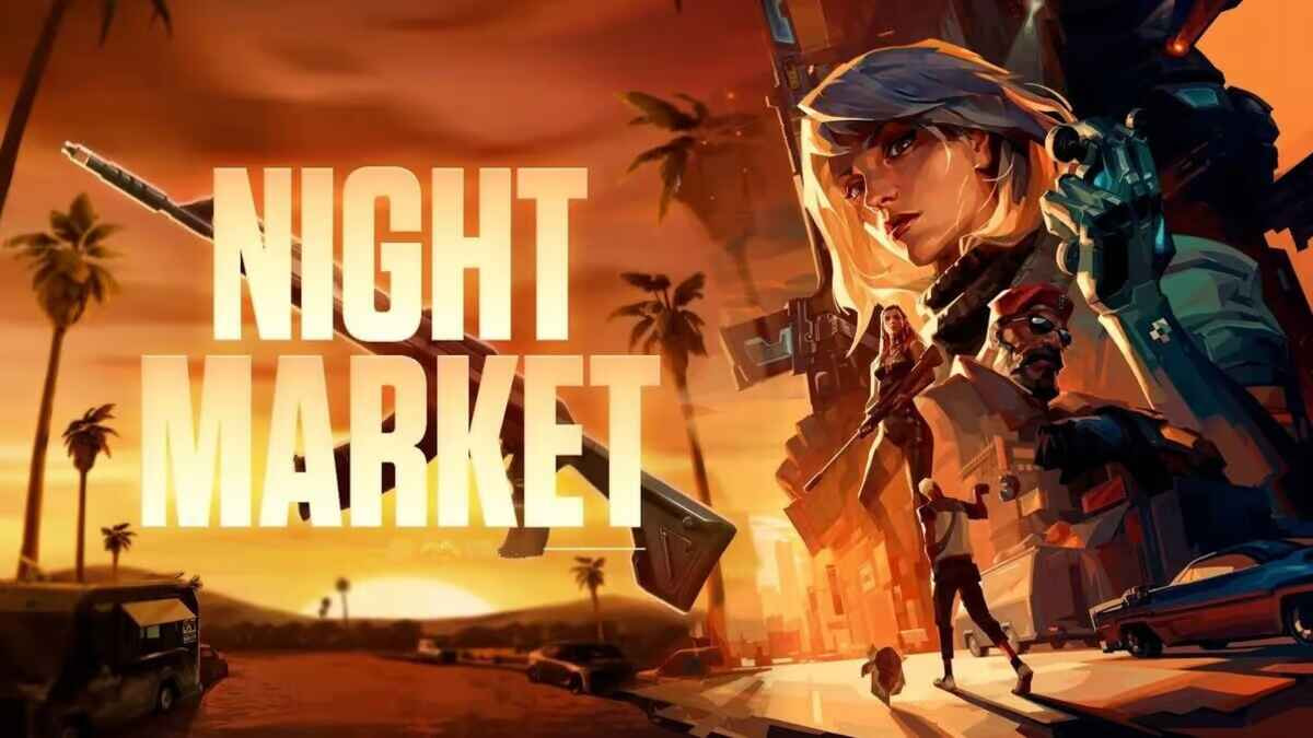 Night Market Valorant 2025 - Skin diskon spesial yang tersedia mulai 13 Februari hingga 4 Maret, termasuk koleksi Singularity, Troublemaker, dan lainnya.