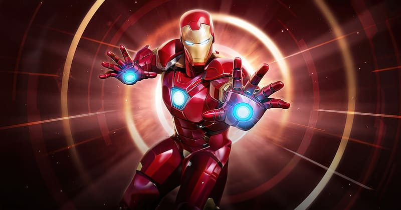 Iron Man Bleeding Edge skin MARVEL Super War dengan desain futuristik dan kemampuan menghancurkan di medan pertempuran