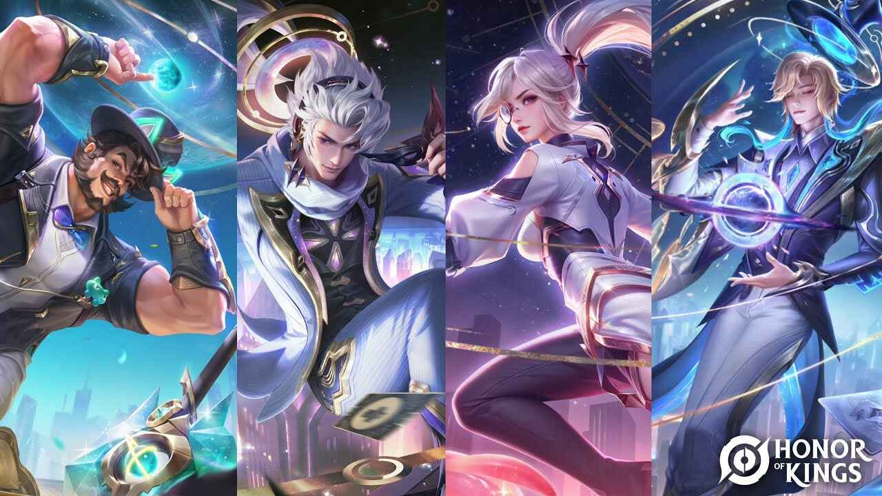 Gambar karakter Honor of Kings dengan skin Astral Magic