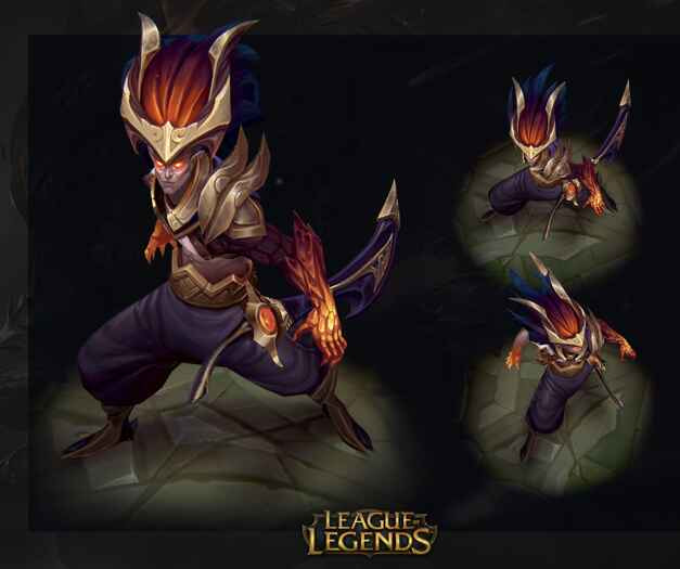 Nightbringer Yasuo skin dengan efek visual dramatis dan animasi keren di League of Legends: Wild Rift