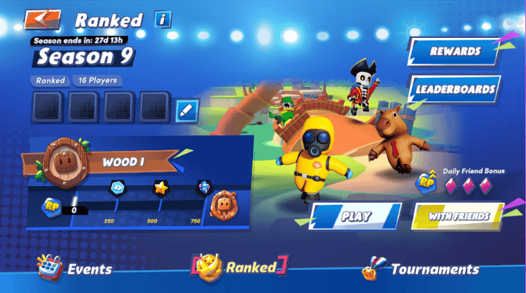 Stumble Guys Season 9 Ranked mode