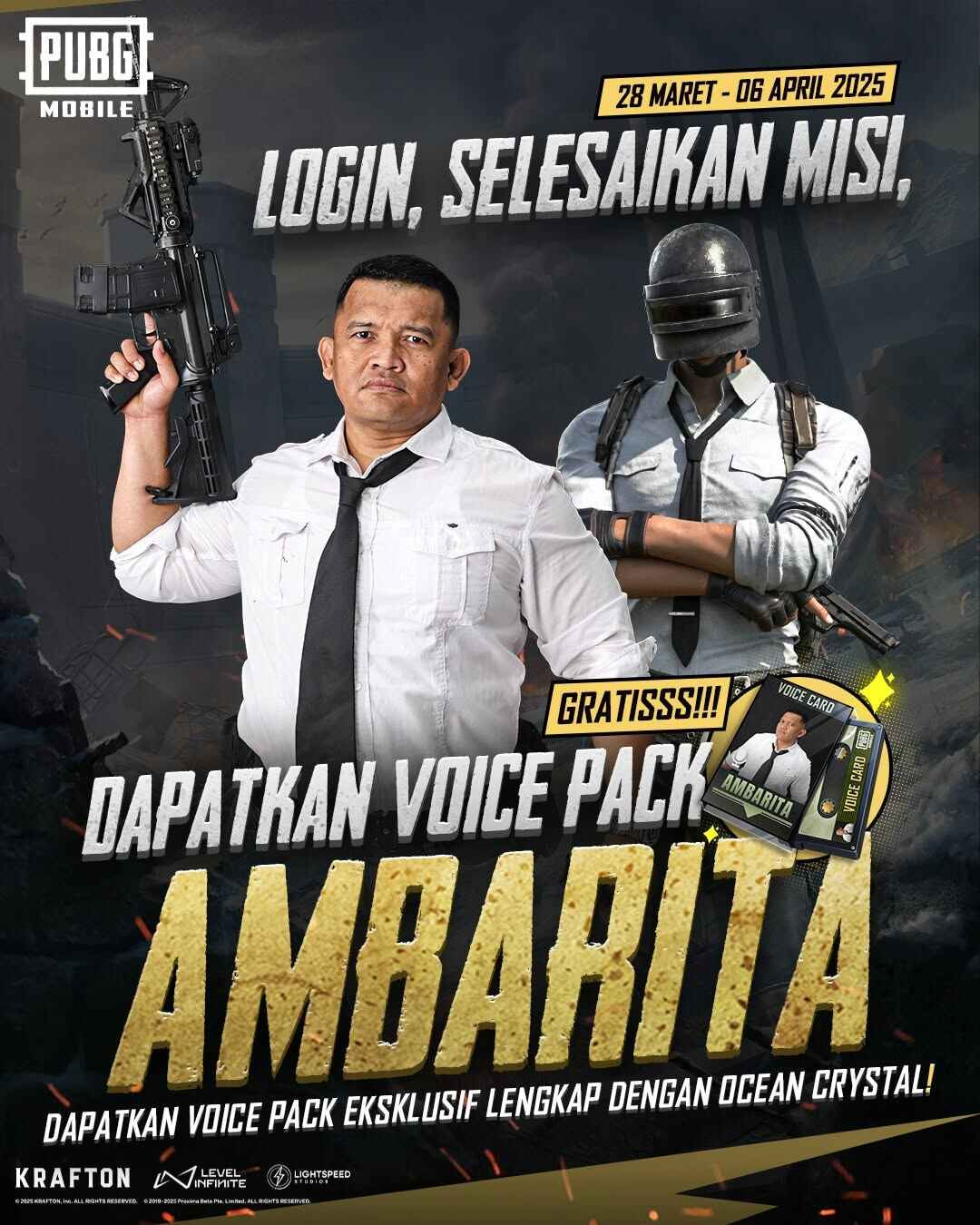 Voice Pack Ambarita PUBG Mobile