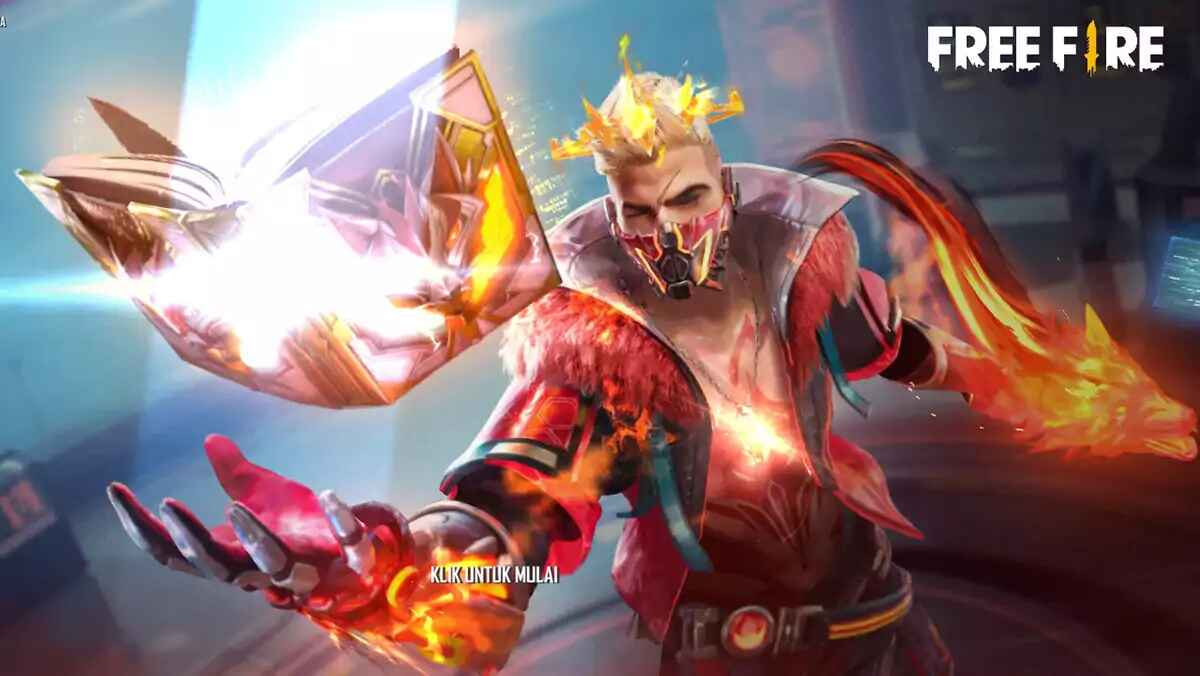 Rampage Hyperbook FF 2025 dengan skin AK47 – Crimson Reaper dan bundle Phantom Squad.