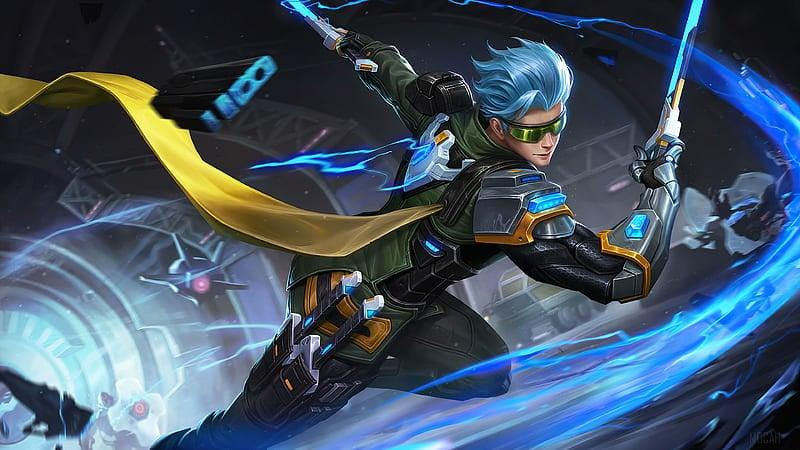 Ilustrasi hero Mobile Legends dengan komposisi tim yang mengikuti meta terbaru untuk strategi terbaik dalam game.
