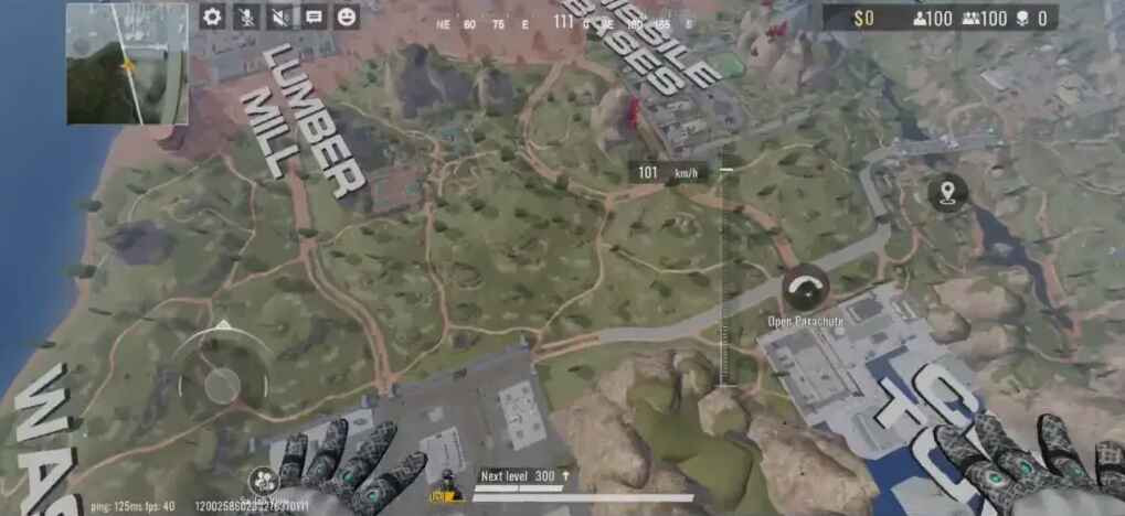 Tampilan Map Deserted Valley di Blood Strike lengkap dengan lokasi strategis dan zona looting terbaik untuk pemain Battle Royale
