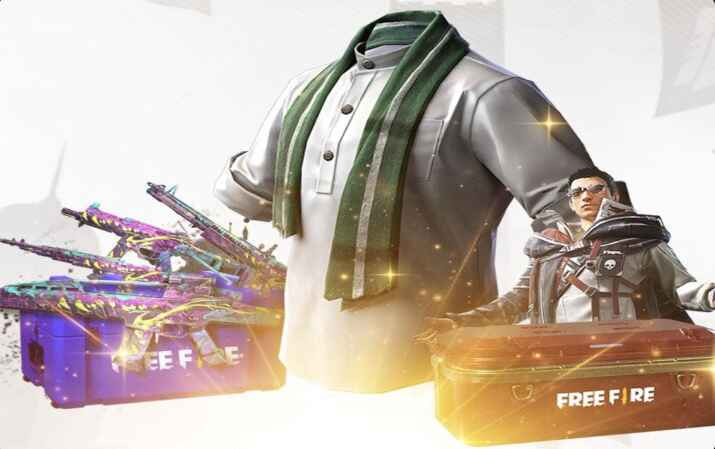 Free Fire dengan baju Lebaran gratis dalam event Silaturahmi di Bermuda