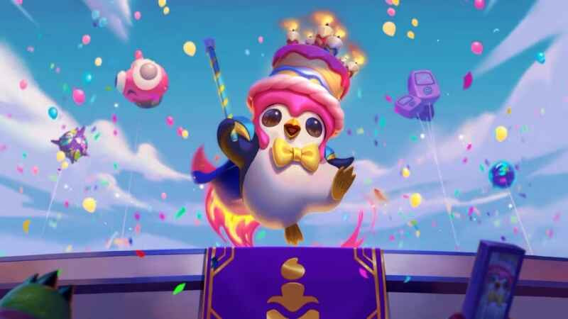 Pengu’s Party dalam perayaan ulang tahun ke-6 Teamfight Tactics
