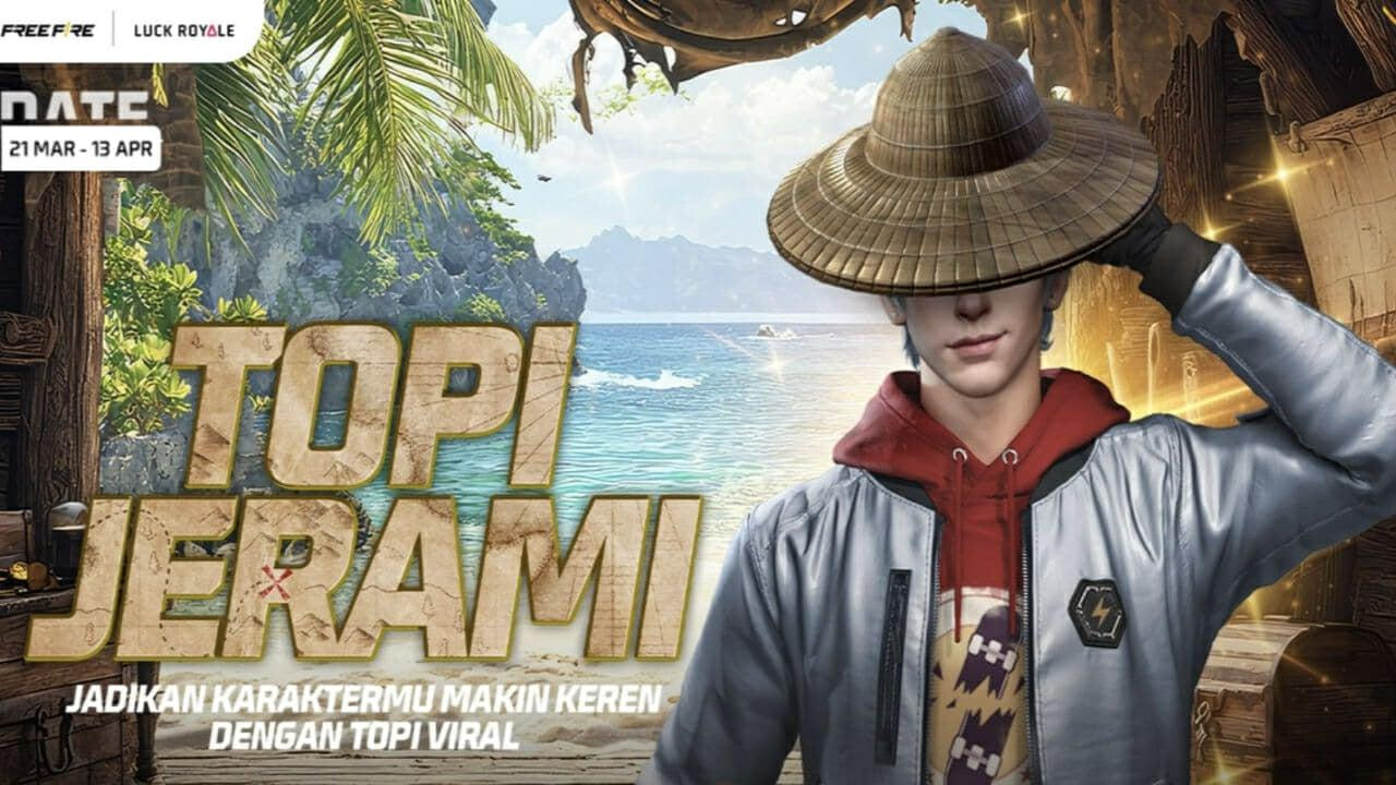Free Fire dengan Topi Jerami permanen