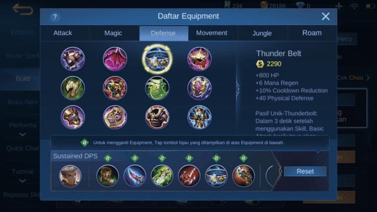 Daftar item defense terbaik di Mobile Legends untuk meningkatkan ketahanan hero, mengurangi damage, dan memberikan keuntungan bagi tim kamu di setiap pertarungan