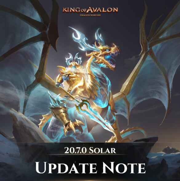 King of Avalon Update 20.7.0 Solar: Fitur Solar baru memperkenalkan kekuatan energi matahari untuk memperkuat kerajaan dan pasukan kamu dalam pertempuran yang lebih seru.