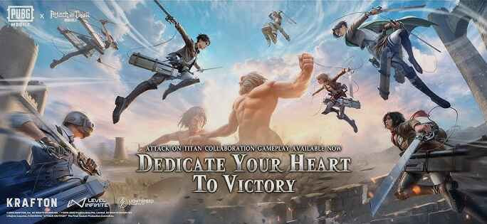 PUBG Mobile X Attack On Titan