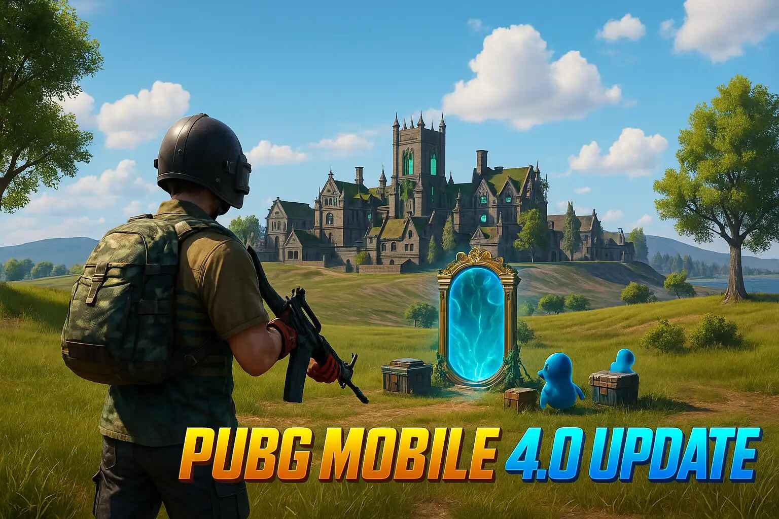 Kastil Cermin Ajaib dan Ghosty di update PUBG Mobile 4.0 dengan tema Spooky Soirée
