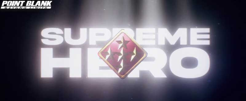 Rank 56 Supreme Hero di Point Blank 2025 dan pembaruan UI pembuatan room yang lebih cepat dan mudah.