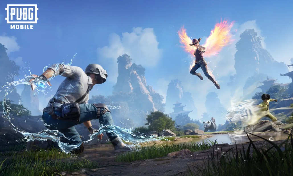 Update PUBG Mobile 3.6: Kuasai elemen alam dengan karakter seperti Flaming Phoenix, Aqua Dragon, Whirlwind Tiger, dan Naturespirit Deer, serta nikmati kendaraan baru Panda yang lucu. Grafik terbaru dan mode Sacred Quartet memperkaya pengalaman bermain.