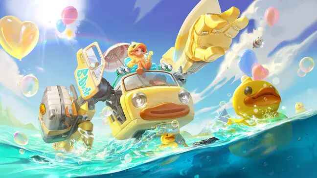 Event spesial Honor of Kings x B.Duck menghadirkan login reward dan misi berhadiah skin serta item eksklusif bertema bebek lucu.